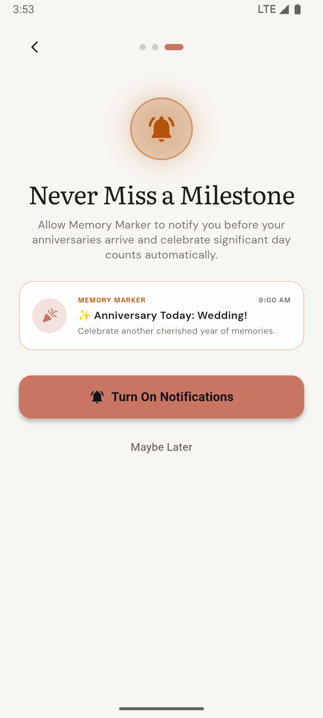 Memory Marker screen 3